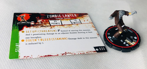 Horrorclix zombie lawyer 033 - zombie, #033