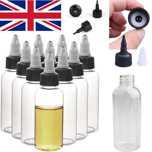Pet clear dropper bottle - clear,