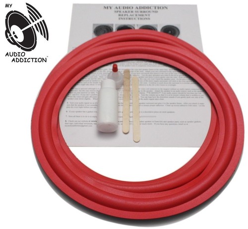 Red speaker surround repair - red,