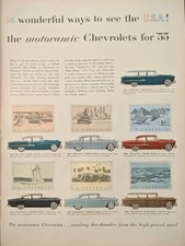 1955 Chevrolet Vehicle Lineup