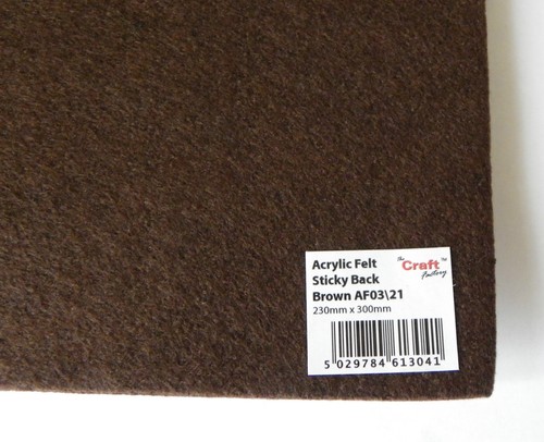 Sticky back acrylic felt - sticky,