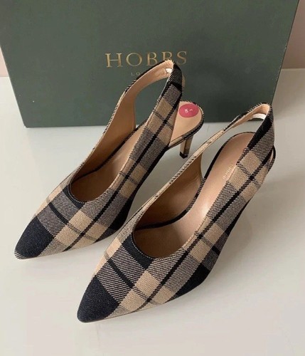 Hobbs tartan sling back court - hobbs,