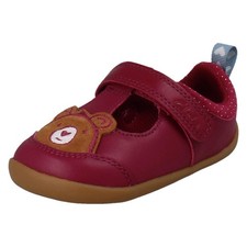 Girls Clarks 'Roamer Hope T' Leather First Shoe Pre Walkers