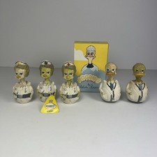 Eggbert and Friends  -HENEMA x3 and Ducktor x2 -  Collectable Figurines