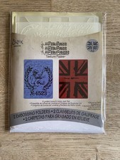 Sizzix Tim Holtz Texture Fades Embossing Folders 658578 London Icons&Union Jack
