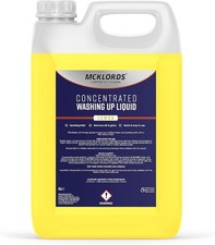 Concentrated Washing Up Liquid Lemon, Yellow, 5 Litre