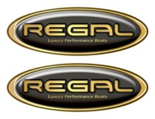 Two Regal Boat Oval Black
