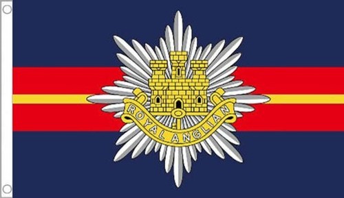 Royal anglian regiment flag - royal,