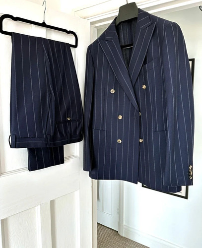 Suitsupply navy pinstripe - suitsupply,