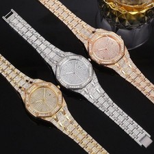 Iced Mens Luxury Date Plated