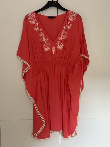 Coral kaftan style top - style,