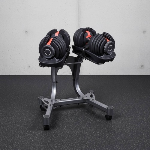 Adjustable dumbbell stand with - stand,