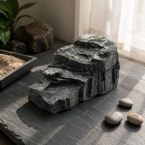 Rock basking platform - rock, stepped