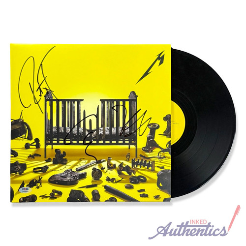 Metallica signed autographed - metallica,