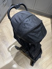 Silver Cross Clic StrollerLightweight Cabin Compact Black Pushchair
