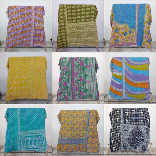 Vintage kantha quilt - vintage,