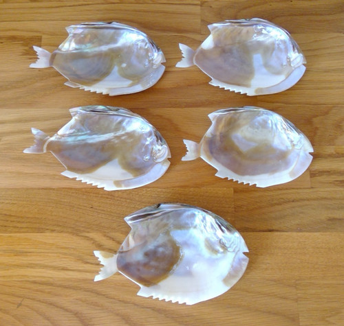Vintage carved fish shaped - carved, fish-shaped