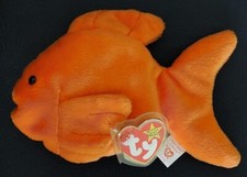 Vintage 1994 TY beanie orange goldfish plush toy Goldie L@@K