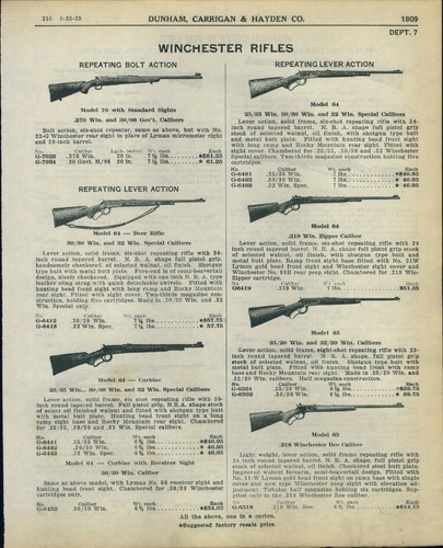 1939 paper pg winchester - paper,