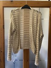 ASDA George Ladies Womens Knitted Style Cardigan (Beige) UK Size 8