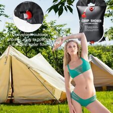 20L SOLAR SHOWER BAG PORTABLE CAMPING WATER BAG SUN COMPACT HEATED OUTDOOR POWER