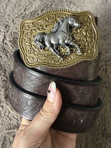 Handmade cowboy belt - belt,, 45