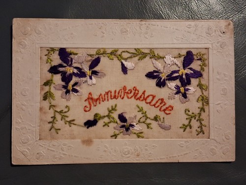 Ww1 silk postcard - ww1,