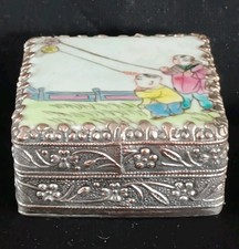Chinese trinket powder - chinese, box-