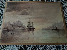 Vintage water colour painting - vintage,