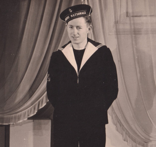 Post ww2 french navy sailor - post,