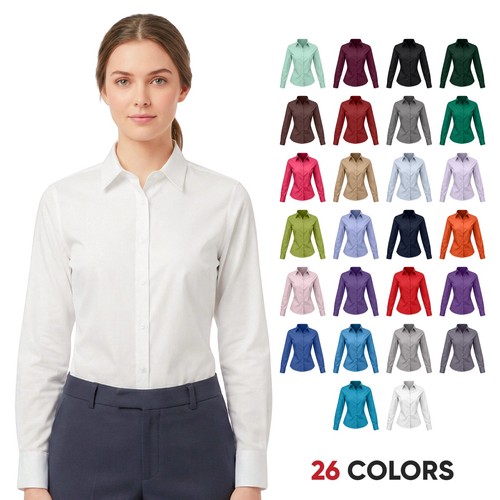 Women poplin long - poplin,