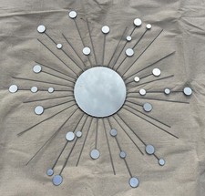 Contemporary Starburst/ Sunburst Wall Mounted Decorative Focal Point Mirror