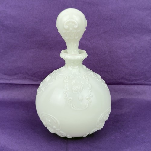 Milk glass antique barber - glass,