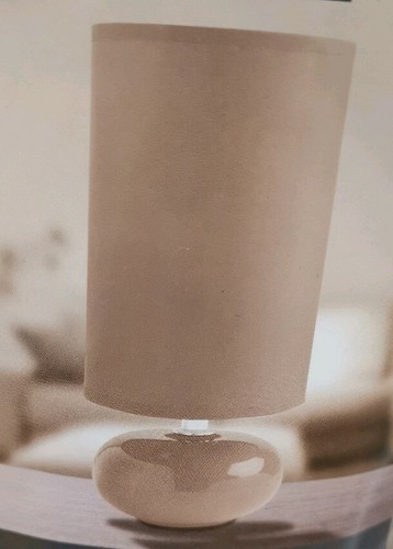 New light brown - bedside, pebble