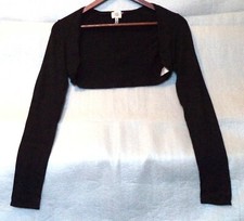 Vintage Shrug Bolero Black