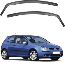 ISPEED Wind Deflectors for VW Golf MK5 2004-2009 3-Door Hatchback 2pc Set Visors