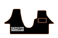VAN MATS FOR VW TRANSPORTER T5 2003 TO 2015 ALL WEATHER TAILORED BLACK CARPET