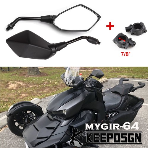 Atv handlebar side mirrors - handlebar,