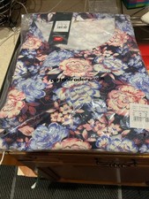 Cotton Traders .size 22. jersey Print Midi Dress. Light Pink .new In Bag