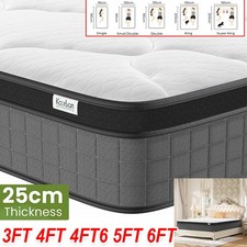 LUXURY ORTHOPAEDIC POCKET 4000 SPRUNG MATTRESS 3FT 4FT6 5FT KING SIZE
