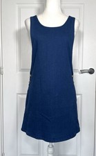Topshop Women's Denim Pinafore