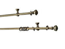 Large curtain poles-solid wood