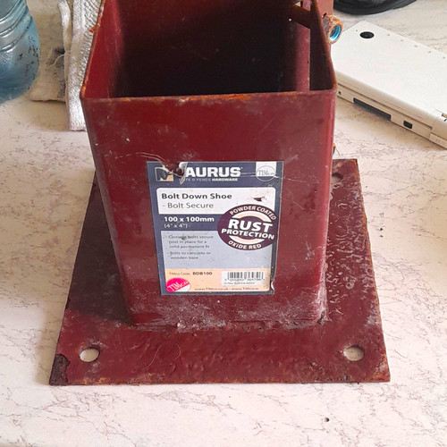 Timco bolt down fence post - timco,