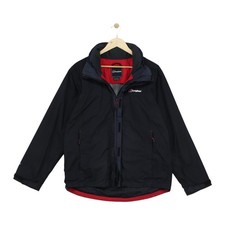 Berghaus AQ2 Waterproof Jacket Mens Size M Black Outdoor Hiking