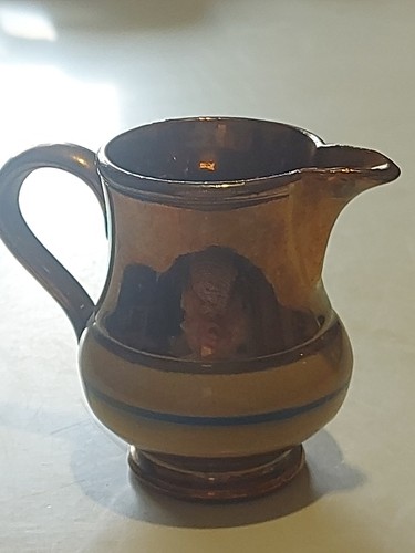 Vintage luster jug - luster, jug.