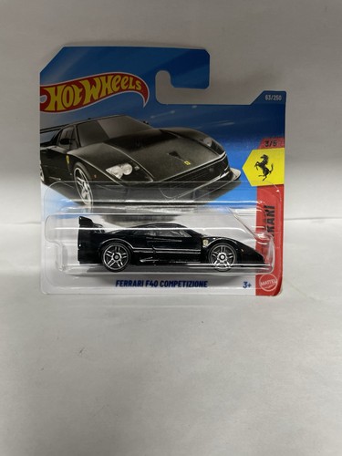Hotwheels ferrari f40 black - ferrari,