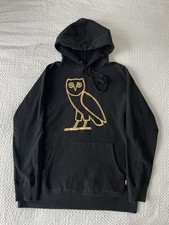 Octobers Very Own Hoodie Drake OVO OG Gold Owl Black Embroidered Size XL