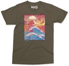 Mount Fuji Great Kanagawa Wave Japan Painting T-shirt Japanese Art - Unisex Tee