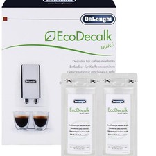 Delonghi Cleaner Descaler EcoDecalk Mini - 2 Sachets - Coffee Machine Maker 