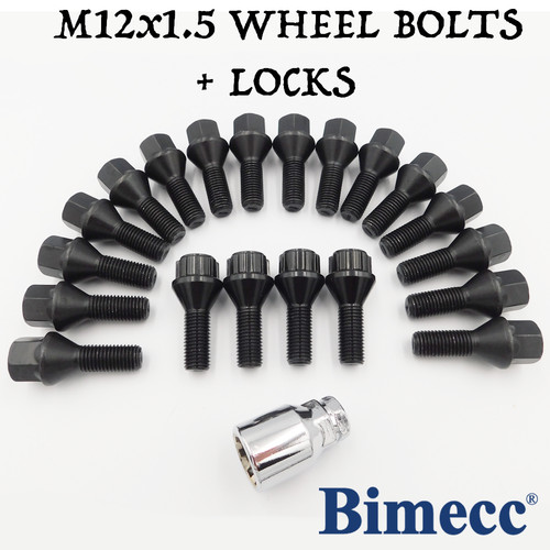 M12x1 wheel bolts bimecc - m12x1.5,